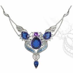 Cration de collier en 3D avec pierres