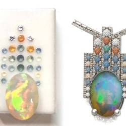 Pierres pour pendentif