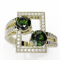 Cration d'une bague original qui sort du cadre